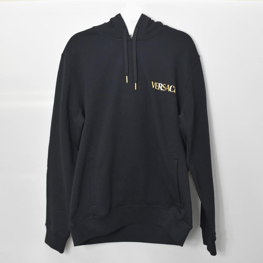 VERSACE ヴェルサーチ パーカー バックメデューサ ロゴ メンズ VERSACE ヴェルサーチ パーカー バックメデューサ ロゴ メンズ