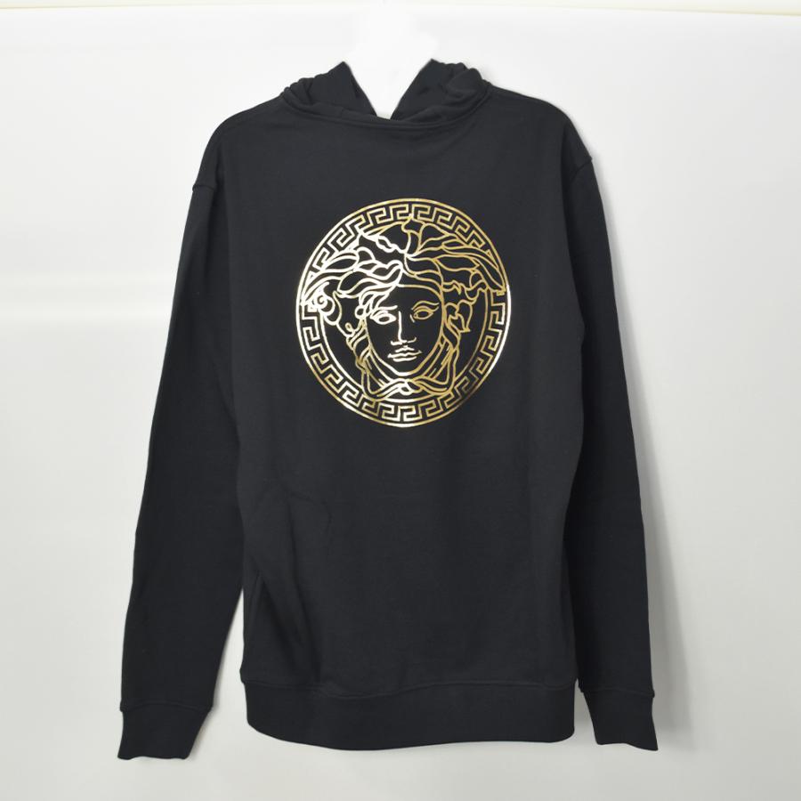 VERSACE ヴェルサーチ パーカー バックメデューサ ロゴ メンズ VERSACE ヴェルサーチ パーカー バックメデューサ ロゴ メンズ