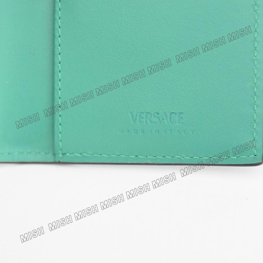 ヴェルサーチ カードケース スリム メンズ レディース 薄型 本革