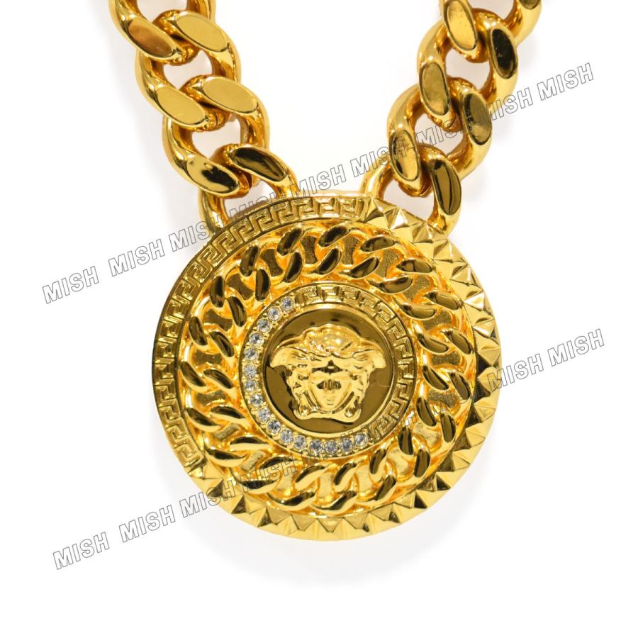 VERSACE ヴェルサーチ ネックレス メンズ チェーン ゴールド VERSACE ヴェルサーチ ネックレス メンズ チェーン ゴールド