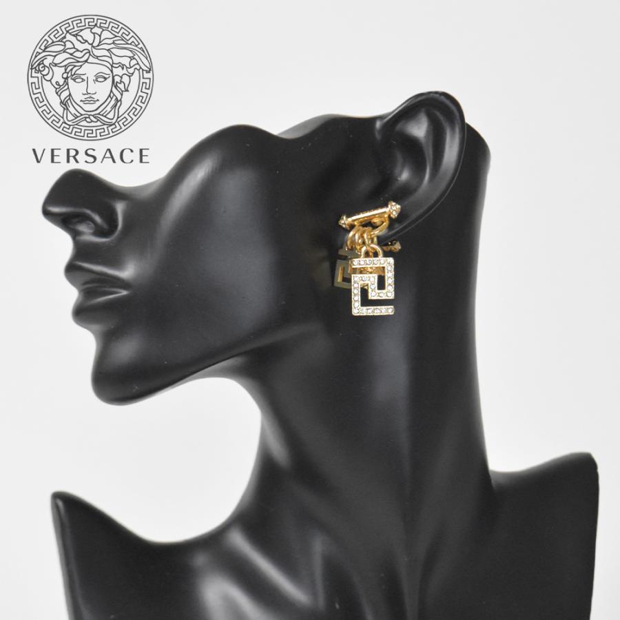 ヴェルサーチ ピアス VERSACE メンズ レディース ブランド ゴールド ビジュー グレカ メデューサ DG2E803S :ve