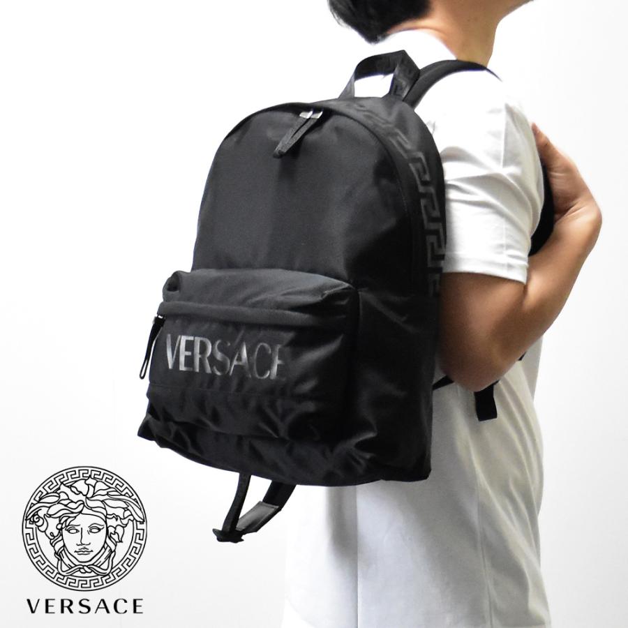 最新の激安 VERSACE ヴェルサーチ 軽量 ナイロン リュック バック