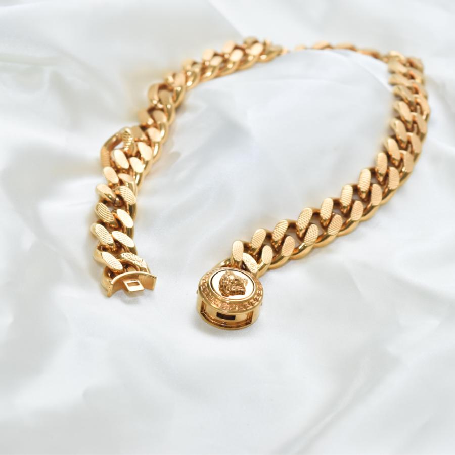 VERSACE チェーン メドゥーサ ネックレス ゴールド DG16949 チェーン メドゥーサ ネックレス チョーカー DG16949 DJMT 喜平