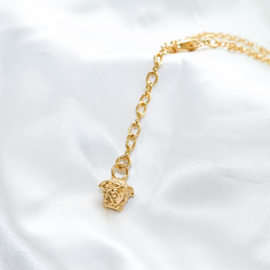 VERSACE ネックレス ゴールド ロゴ メデューサ メンズ