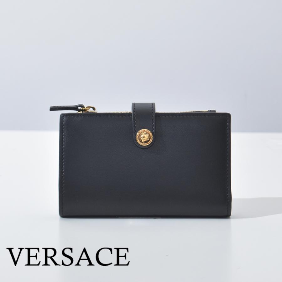 VERSACE ヴェルサーチ 二つ折り財布 小銭入れ付き メデューサ VERSACE ヴェルサーチ 二つ折り財布 小銭入れ付き メデューサ
