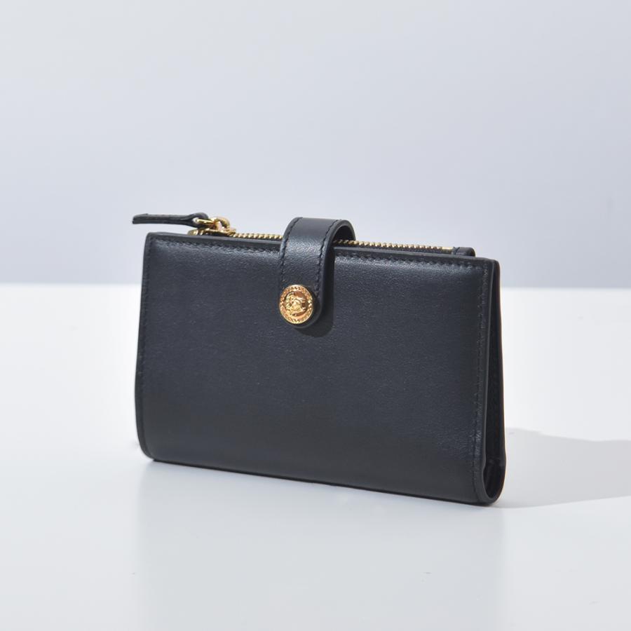 VERSACE ヴェルサーチ 二つ折り財布 小銭入れ付き メデューサ VERSACE ヴェルサーチ 二つ折り財布 小銭入れ付き メデューサ