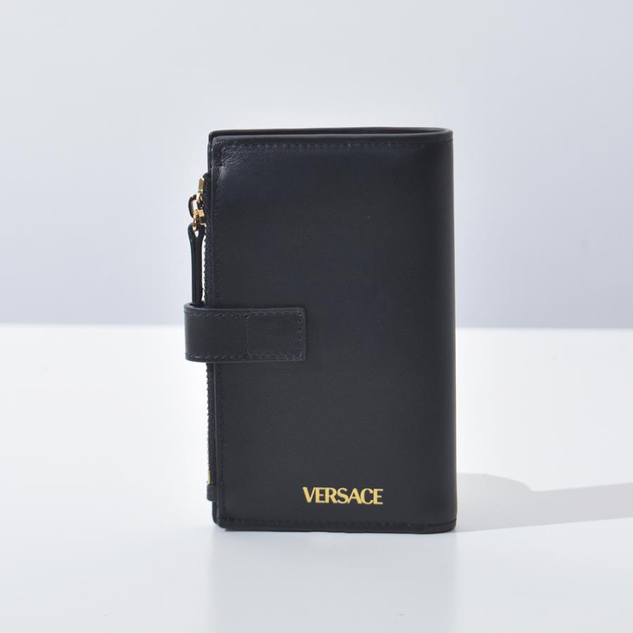 ヴェルサーチ 二つ折り財布 小銭入れ付き メデューサ ロゴ有り 本革 レディース カーフスキン VERSACE 1002897｜mishshop｜05