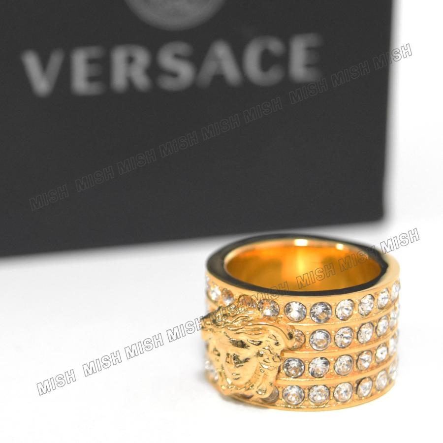 VERSACE ヴェルサーチ 指輪 リング レディース メンズ 太め 幅広 VERSACE ヴェルサーチ 指輪 リング レディース メンズ 太め 幅広