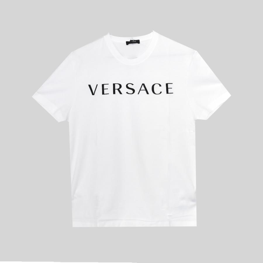 VERSACE ヴェルサーチ Tシャツ メンズ 半袖 ブランド 人気 刺繍 VERSACE ヴェルサーチ Tシャツ メンズ 半袖 ブランド 人気 刺繍