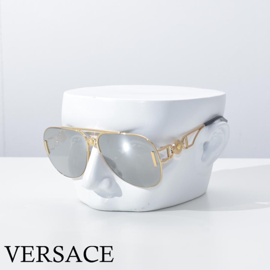 ヴェルサーチ サングラス メンズ ブランド メタル ゴールド メデューサ VERSACE ハイブランド ベルサーチ 2255