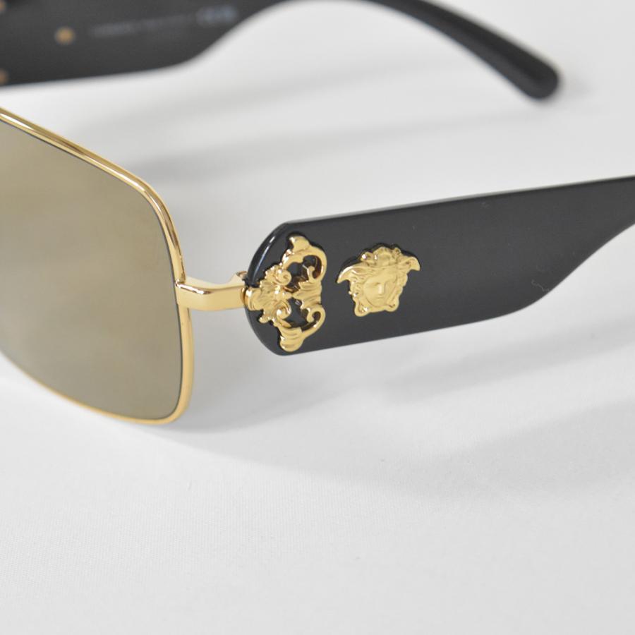 ヴェルサーチ メデューサ サングラス スクエア y2k ヴェルサーチ サングラス メンズ おしゃれ ブランド スクエア