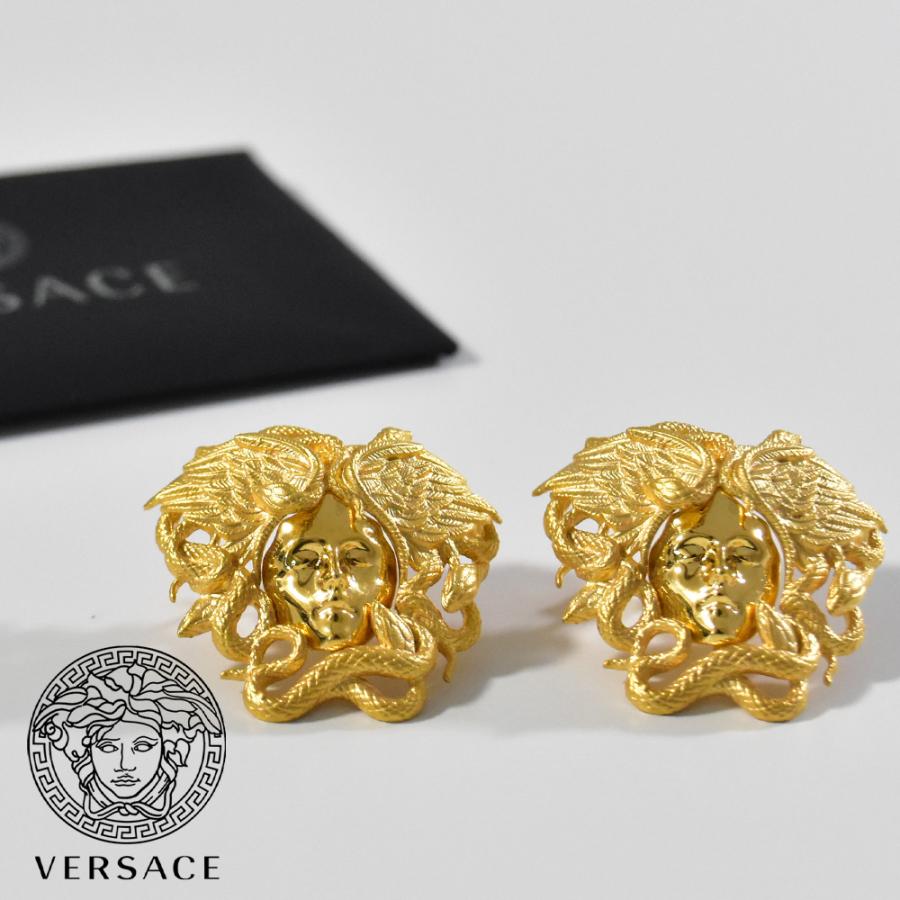 ヴェルサーチ ピアス メデューサ ゴールド 大きめ メンズ レディース 両耳 ブランド VERSACE メデューサピアス ユニセックス  DG2H315S : ve-me-earring : MISHヤフー店 - 通販 - Yahoo!ショッピング