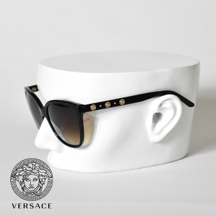 ヴェルサーチ サングラス メデューサ ブラック レディース ブランド グラデーションレンズ VERSACE 黒 ベルサーチ ハイブランド