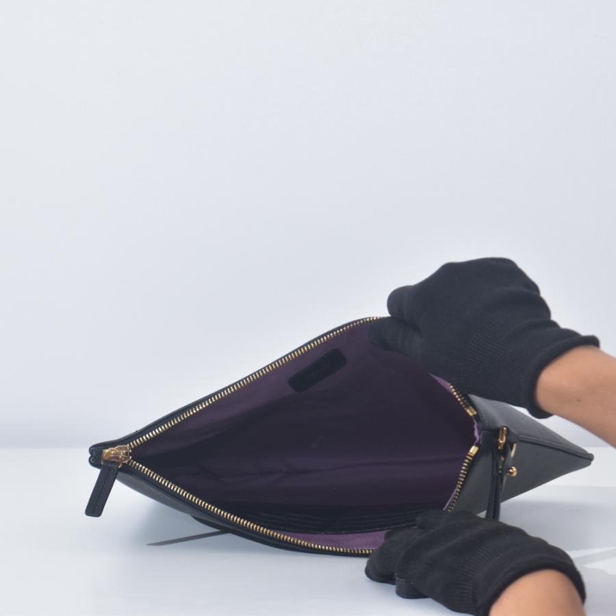 VERSACE ヴェルサーチ クラッチバッグ メデューサ ラージ 本革