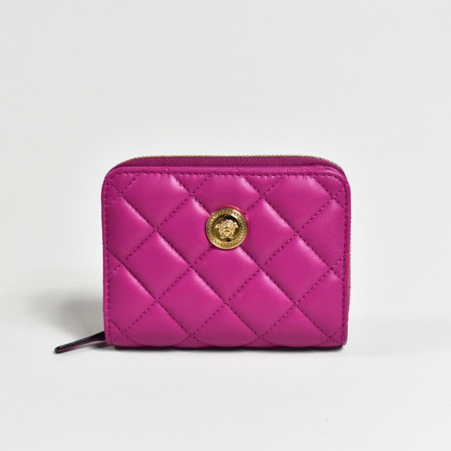 VERSACE ヴェルサーチ 財布 二つ折り レディース ラウンドジップ VERSACE ヴェルサーチ 財布 二つ折り レディース ラウンドジップ