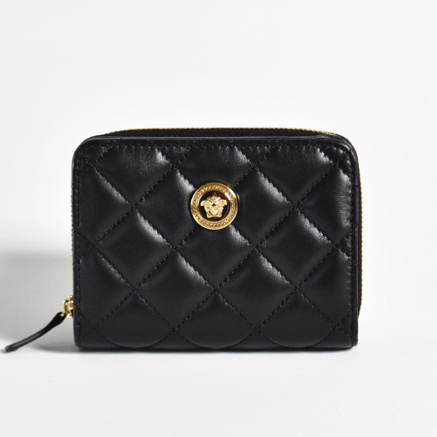 VERSACE ヴェルサーチ 財布 二つ折り レディース ラウンドジップ VERSACE ヴェルサーチ 財布 二つ折り レディース ラウンドジップ