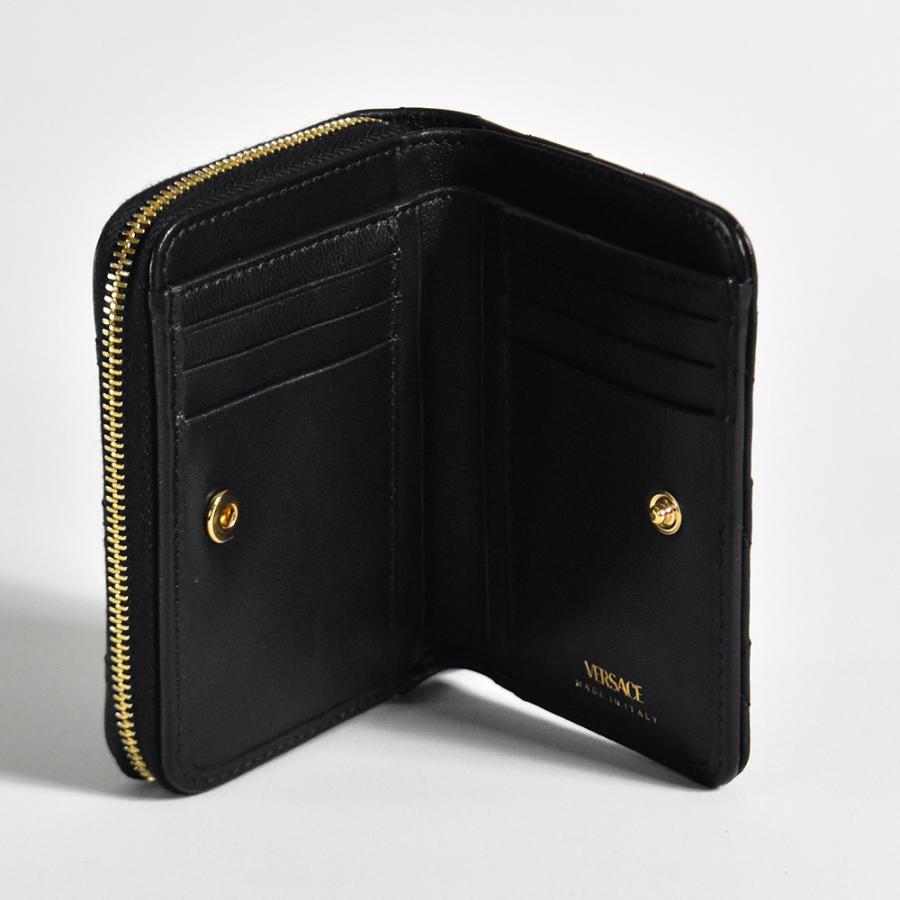 VERSACE ヴェルサーチ 財布 二つ折り レディース ラウンドジップ VERSACE ヴェルサーチ 財布 二つ折り レディース ラウンドジップ