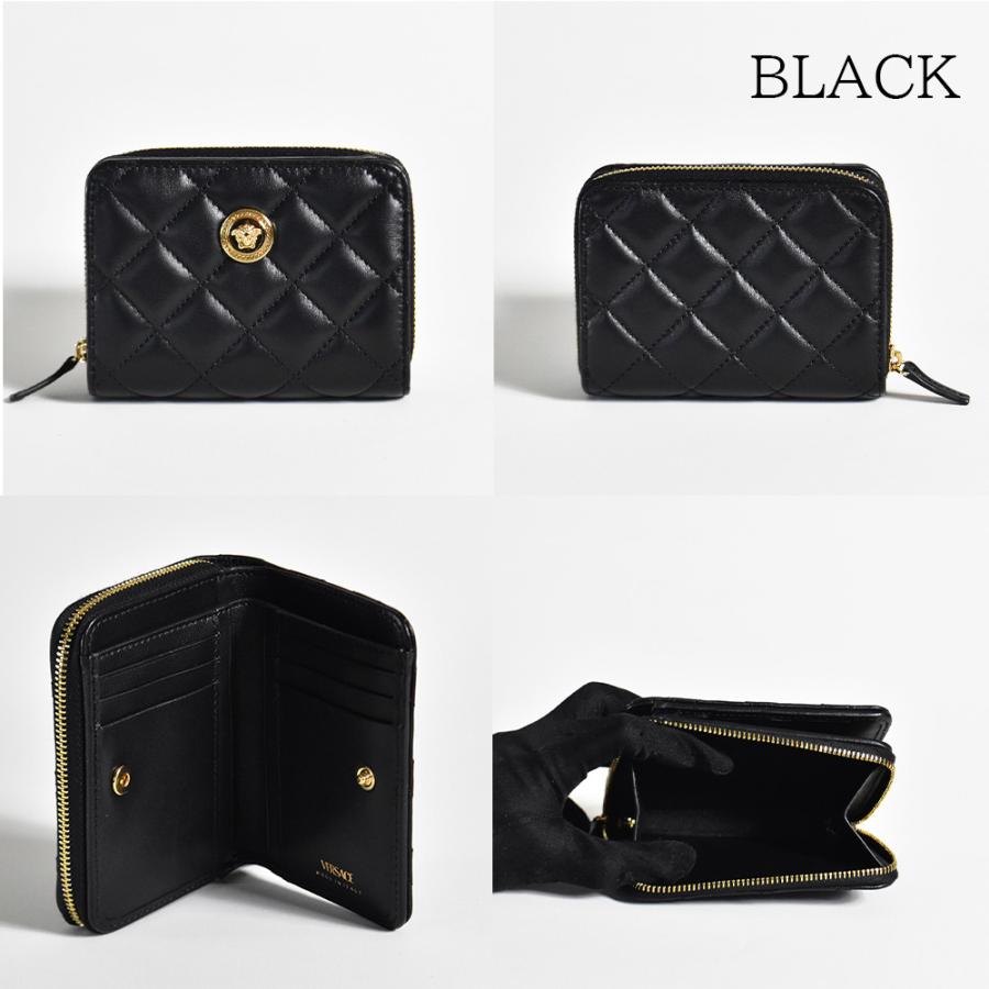 VERSACE ヴェルサーチ 財布 二つ折り レディース ラウンドジップ VERSACE ヴェルサーチ 財布 二つ折り レディース ラウンドジップ