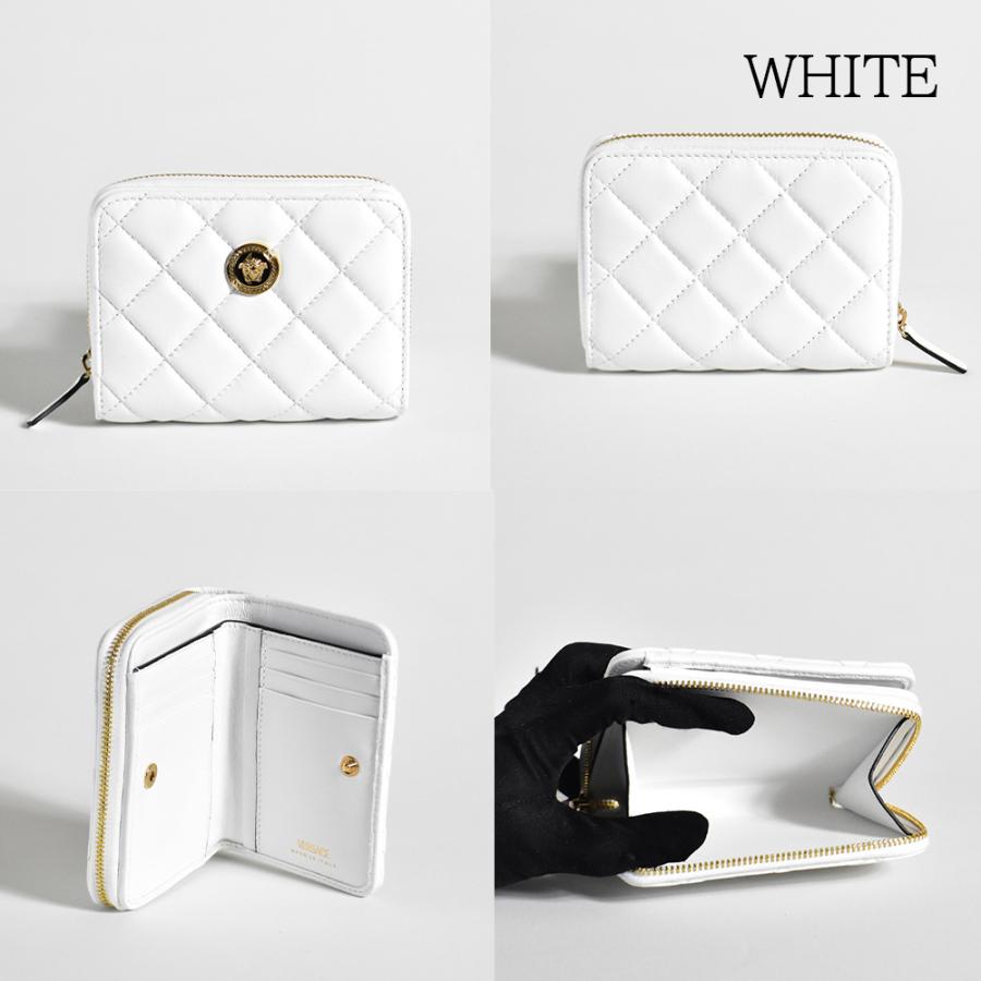 VERSACE ヴェルサーチ 財布 二つ折り レディース ラウンドジップ VERSACE ヴェルサーチ 財布 二つ折り レディース ラウンドジップ