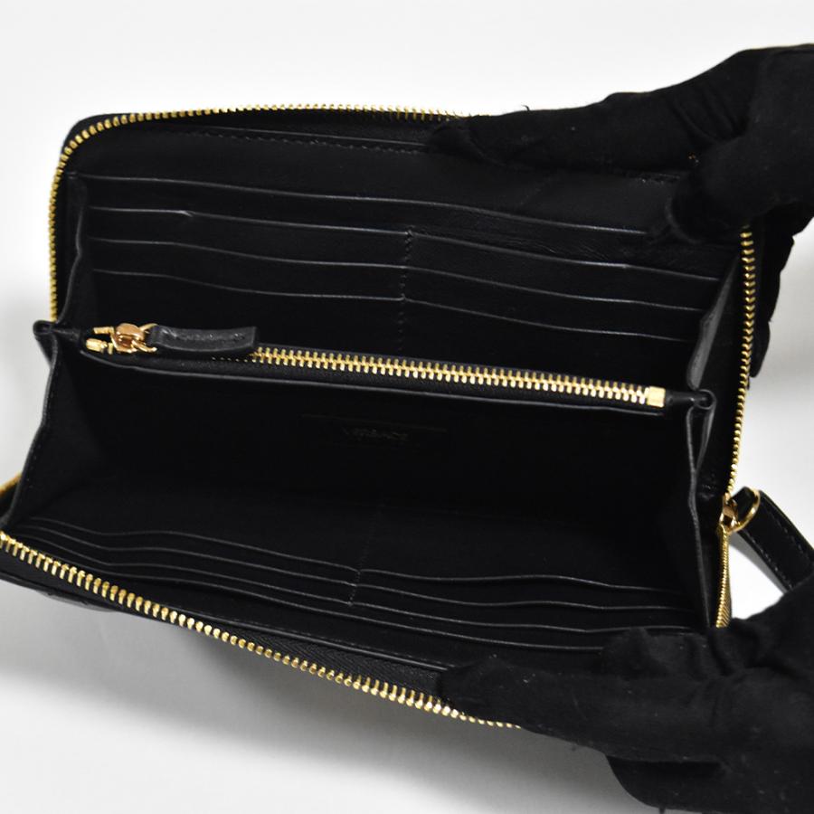 VERSACE ヴェルサーチ 財布 長財布 メデューサ レザー VERSACE ヴェルサーチ 財布 長財布 メデューサ レザー