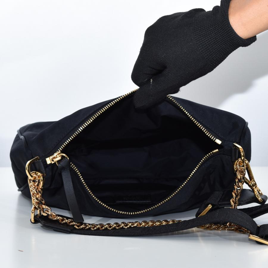 現行★ヴェルサーチ メデューサ金具 ハンドバッグ2way ショルダーバッグ 黒 ヴェルサーチ ショルダーバッグ レディース キルティング レザー