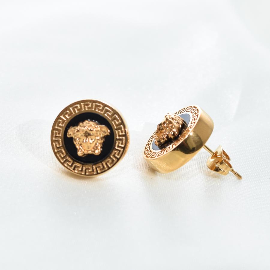 VERSACE ヴェルサーチ ピアス ゴールド メデューサ レジン
