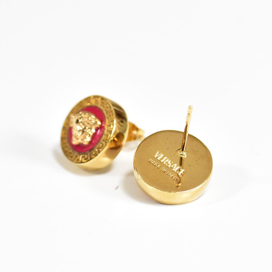 VERSACE ヴェルサーチ ピアス ゴールド メデューサ レジン VERSACE ヴェルサーチ ピアス ゴールド メデューサ レジン