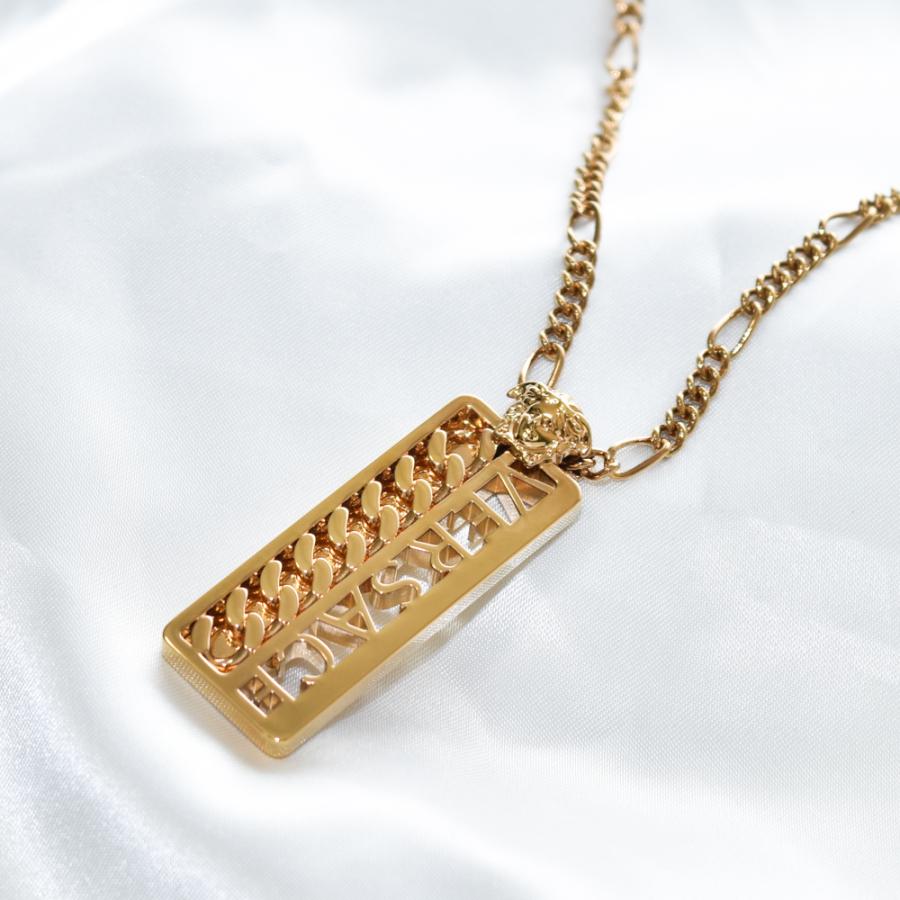 VERSACE ゴールドチェーンネックレス Chain Medusa Necklace Gold | VERSACE US