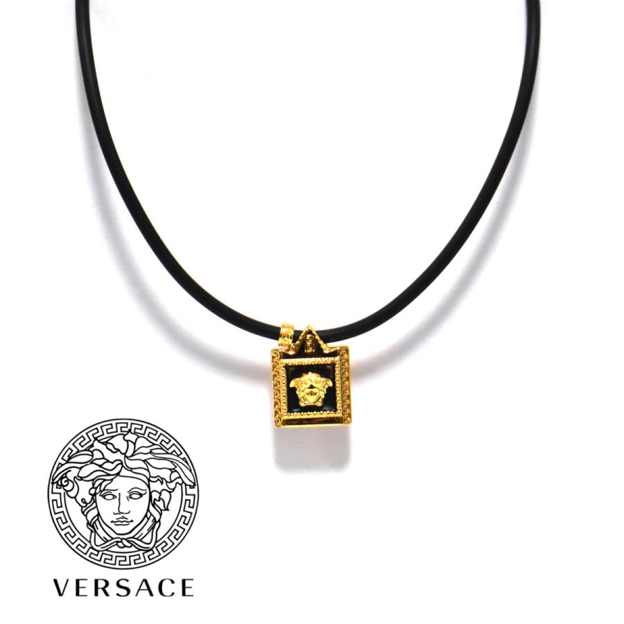 VERSACE メデューサゴムネックレス スクエアメデューサ VERSACE メデューサゴムネックレス スクエアメデューサ