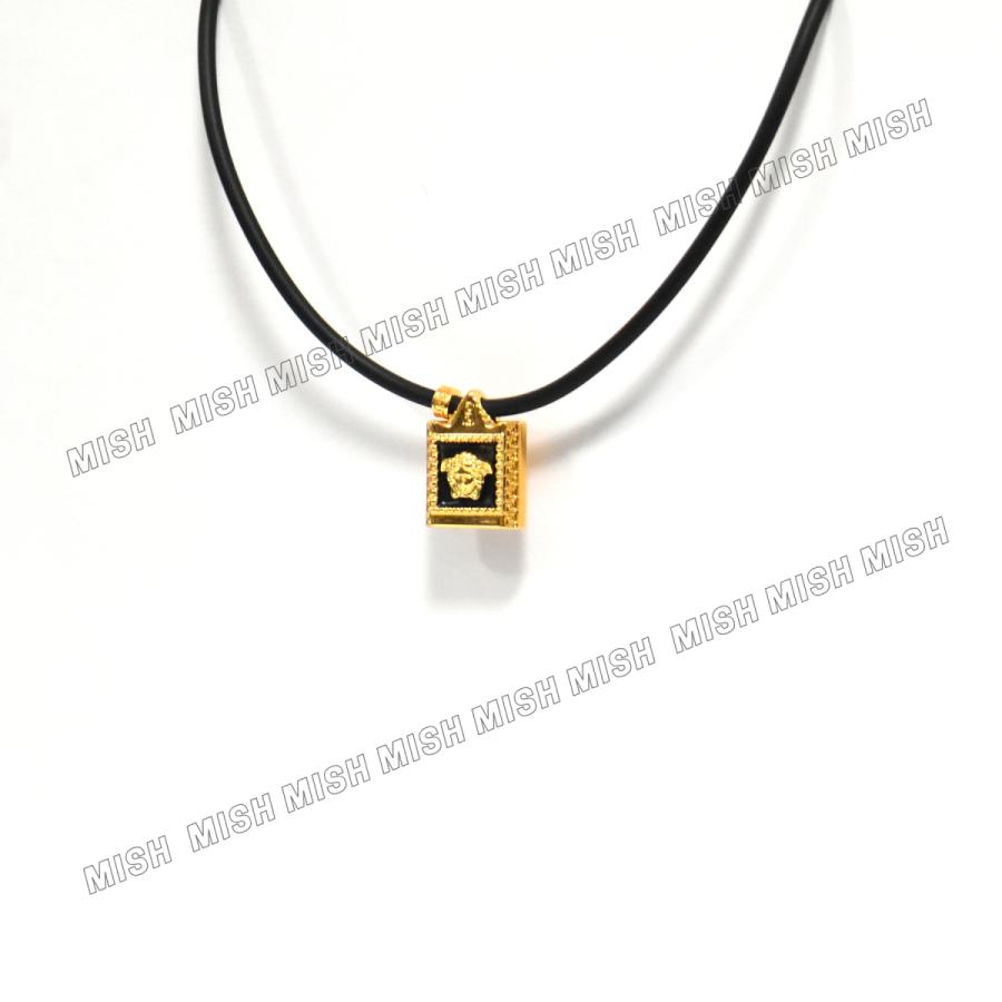VERSACE メデューサゴムネックレス スクエアメデューサ VERSACE メデューサゴムネックレス スクエアメデューサ