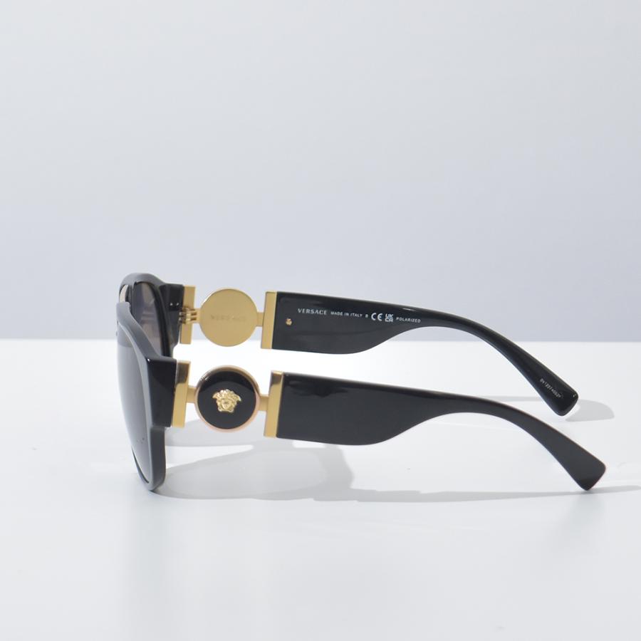 VERSACE ヴェルサーチ サングラス メンズ ブランド ブラック 黒 VERSACE ヴェルサーチ サングラス メンズ ブランド ブラック 黒