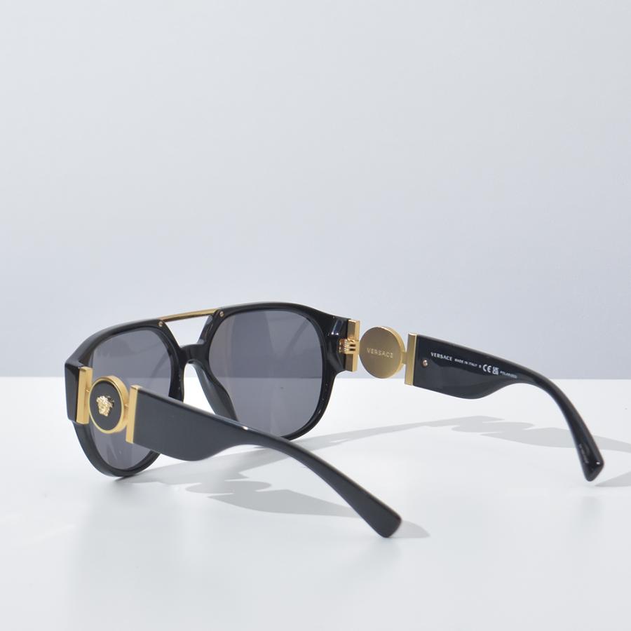 VERSACE ヴェルサーチ サングラス メンズ ブランド ブラック 黒 VERSACE ヴェルサーチ サングラス メンズ ブランド ブラック 黒