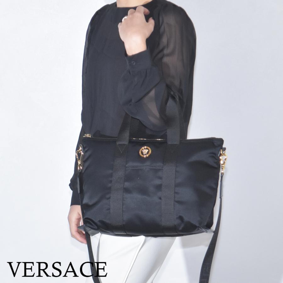 VERSACE ヴェルサーチ ミニトートバッグ ナイロン メデューサ VERSACE ヴェルサーチ ミニトートバッグ ナイロン メデューサ