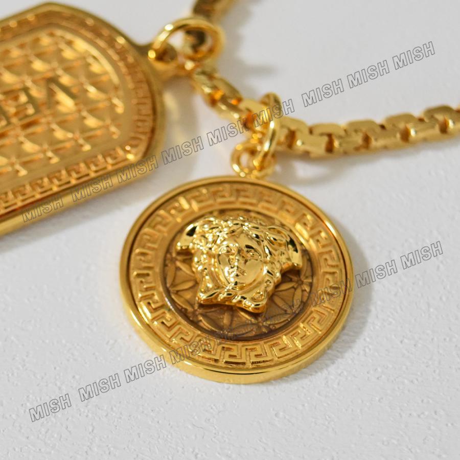 VERSACE 【アウトレット】ヴェルサーチ ネックレス ドッグタグ VERSACE 【アウトレット】ヴェルサーチ ネックレス ドッグタグ