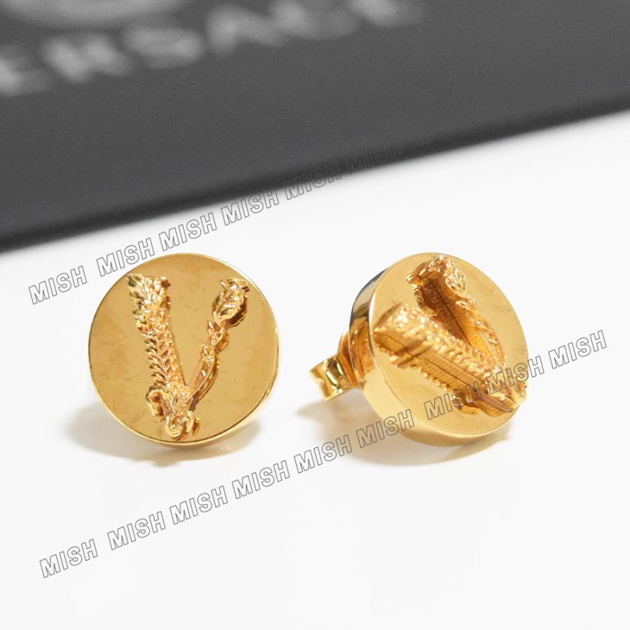 VERSACE ヴェルサーチ ピアス ゴールド サークル 小さめ メンズ VERSACE ヴェルサーチ ピアス ゴールド サークル 小さめ メンズ