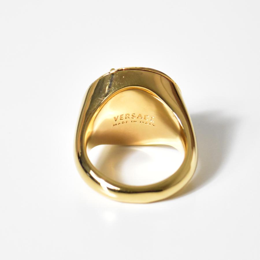 VERSACE ヴェルサーチ 指輪 リング ゴールド メンズ VIRTUS VERSACE ヴェルサーチ 指輪 リング ゴールド メンズ VIRTUS