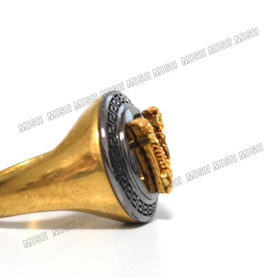 VERSACE（ヴェルサーチェ） ヴェルサーチ 指輪 リング ゴールド メンズ