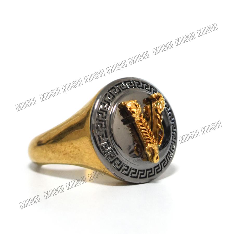 【未使用】VERSACE ゴールド VERSACE VIRTUSリング 楽天市場】ヴェルサーチ 指輪 リング ゴールド メンズ VIRTUS