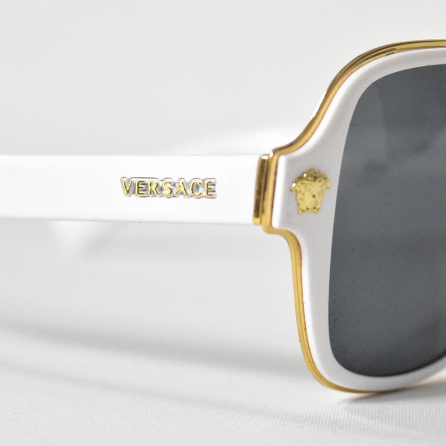 ヴェルサーチ サングラス メンズ メデューサ ホワイト ゴールド 軽量 VERSACE ブランド おしゃれ VE2199 100287 ve