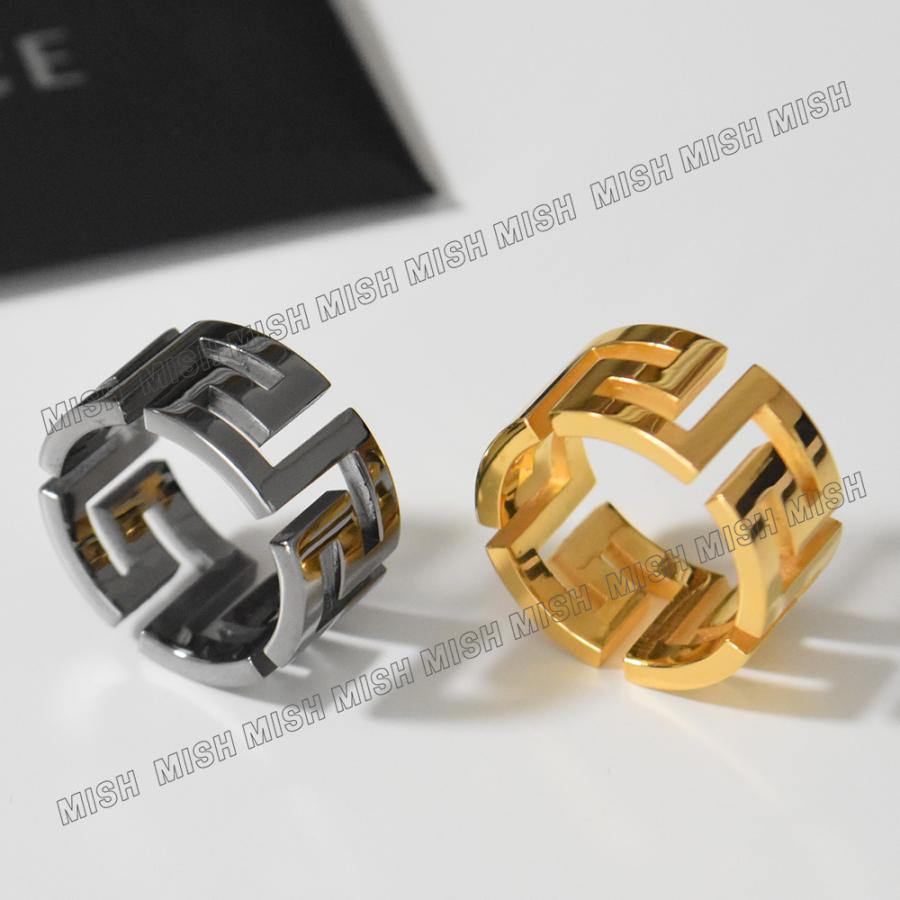 VERSACE ヴェルサーチ リング 指輪 メンズ シルバー ゴールド VERSACE ヴェルサーチ リング 指輪 メンズ シルバー ゴールド
