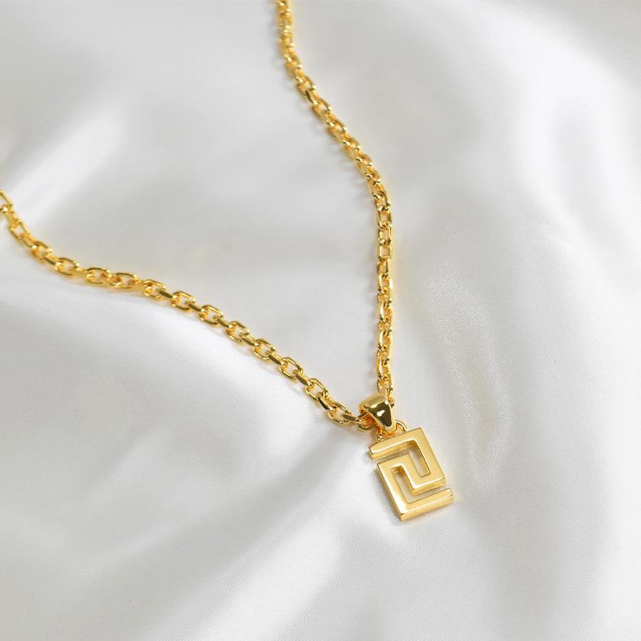 VERSACE ヴェルサーチ ネックレス メンズ ブランド グレカ VERSACE ヴェルサーチ ネックレス メンズ ブランド グレカ