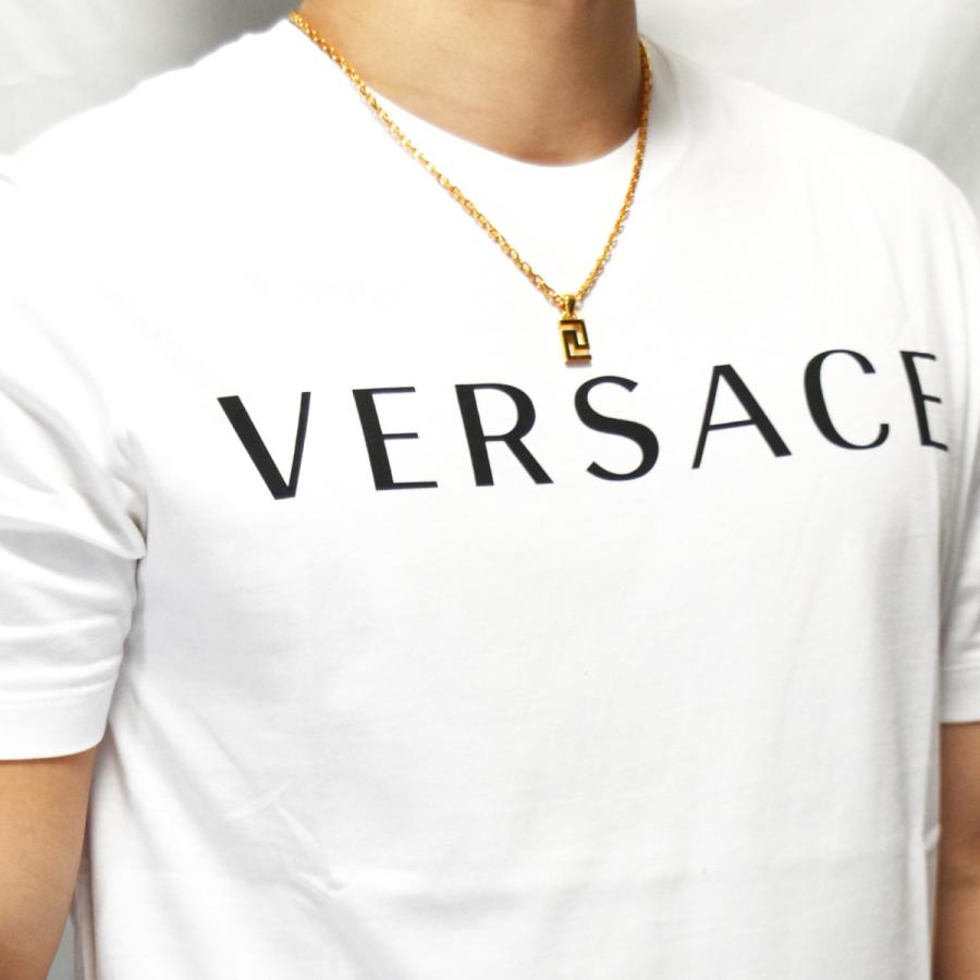 ヴェルサーチ ネックレス メンズ ブランド グレカ ゴールド シルバー チェーン VERSACE DG17334S