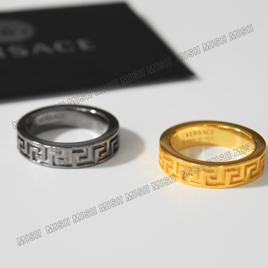 VERSACE ヴェルサーチ リング 指輪 メンズ グリークリング VERSACE ヴェルサーチ リング 指輪 メンズ グリークリング