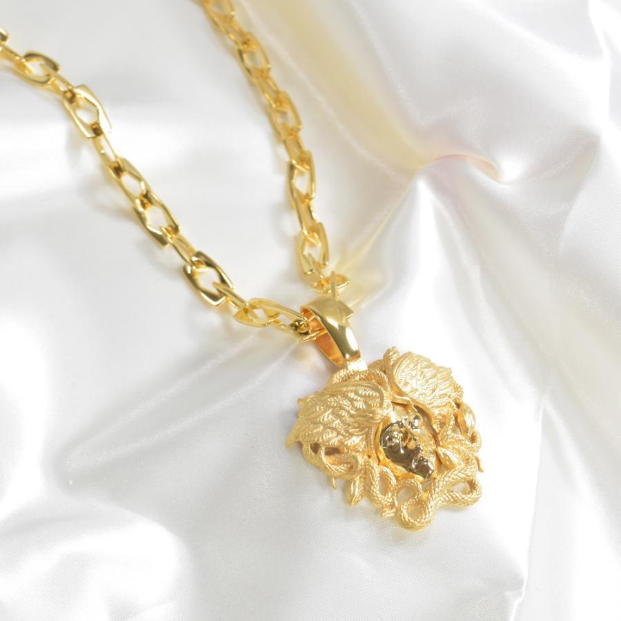 VERSACE ヴェルサーチ ネックレス BIGメデューサ メンズ VERSACE ヴェルサーチ ネックレス BIGメデューサ メンズ