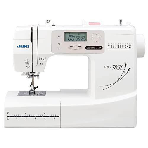 JUKI ジューキ ワイドテーブル付 フットコントローラー付 コンピュータミシン オート糸調子 100パターンの縫い模様 HZL-78H ワイドテーブル付 フットコントローラー付 JUKI ジューキ