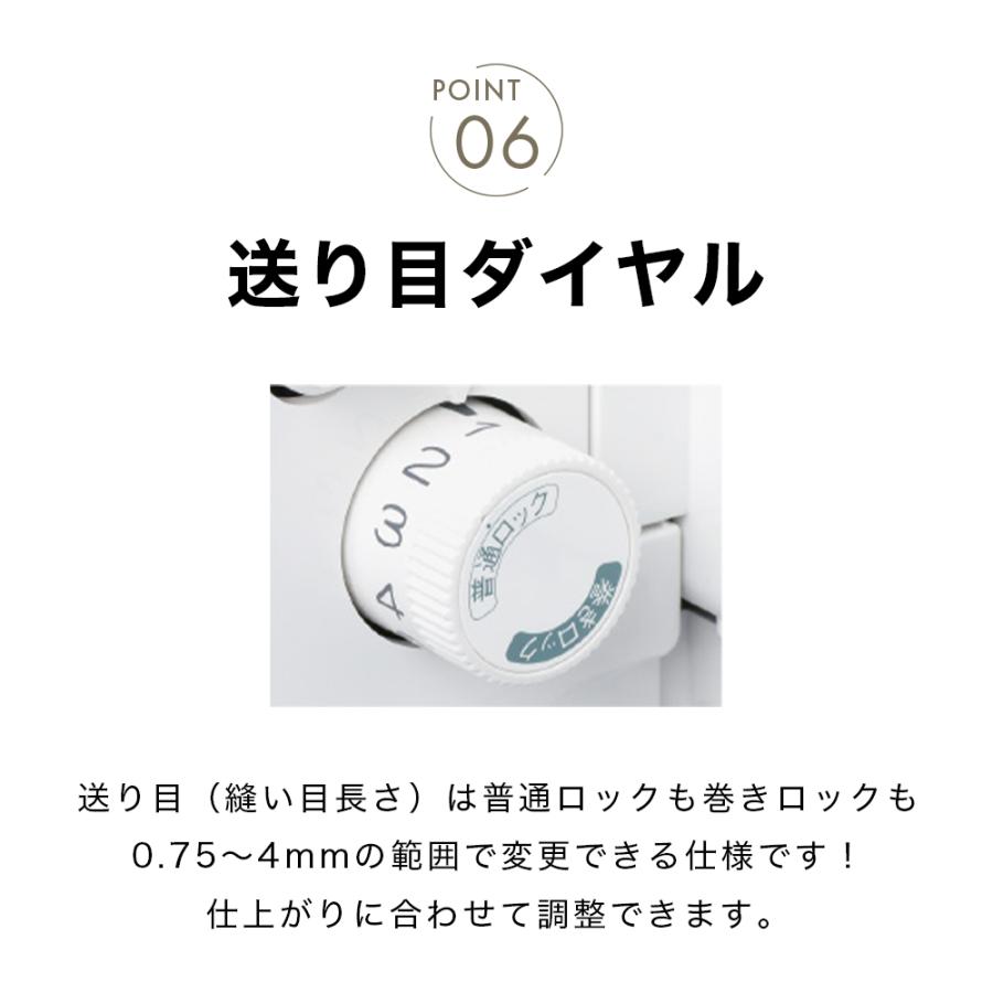 ベビーロック（baby lock） 衣縫人 BL501 2本針4本糸差動送り付き