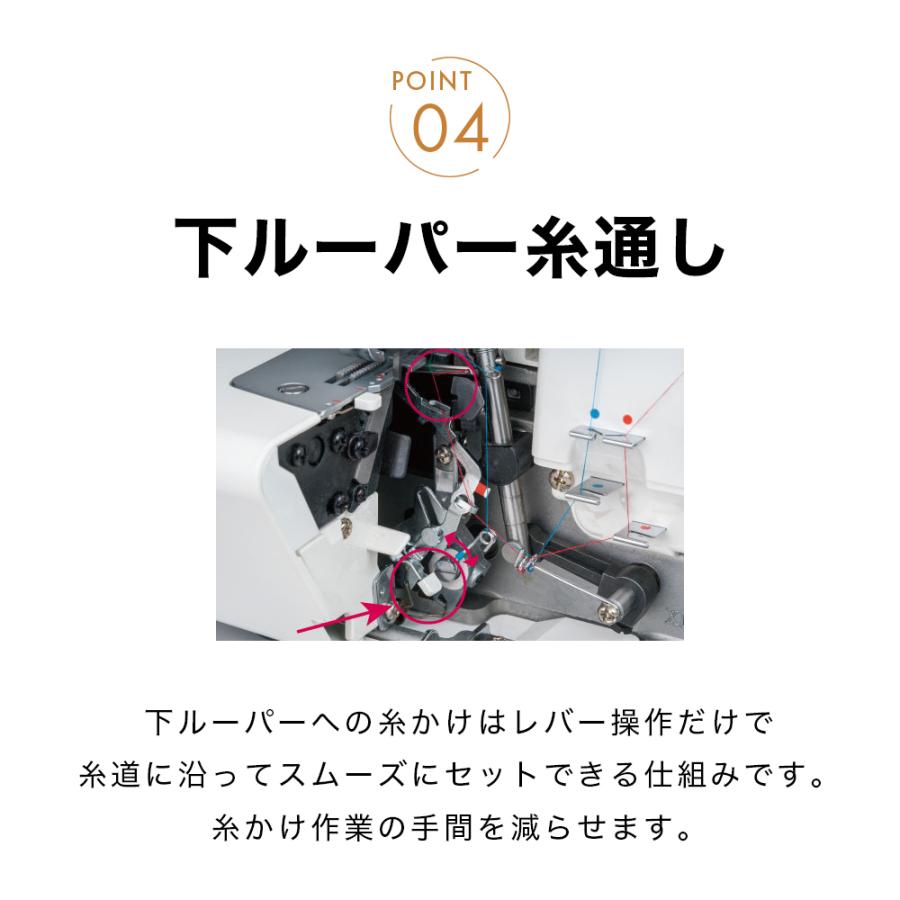 JUKI ジューキ MO-03DN 1本針3本糸差動送り付き オーバーロックミシン 巻きロック | JUKI | 07