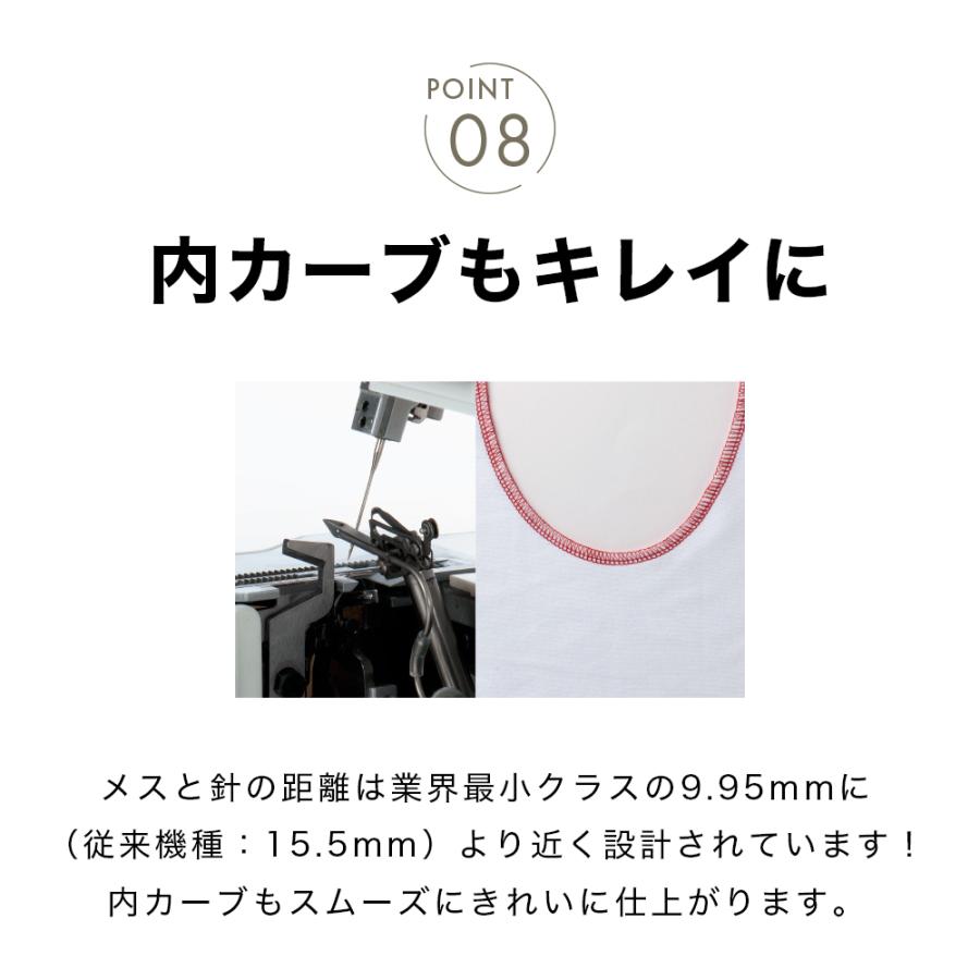 JUKI ジューキ MO-1000M 2本針4本糸差動送り付き オーバーロックミシン イージースレッダー 巻きロックの画像