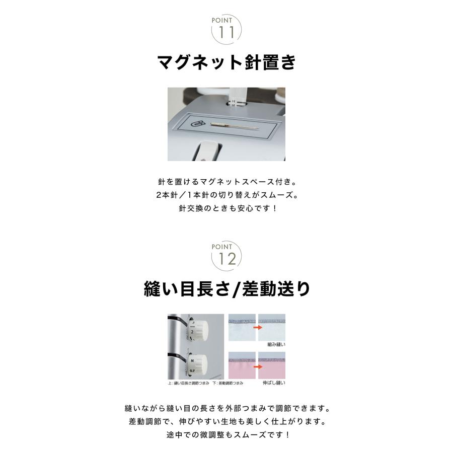 JUKI ジューキ MO-3000 2本針4本糸差動送り付き オーバーロックミシン イージ ースレッダー 巻きロックの画像