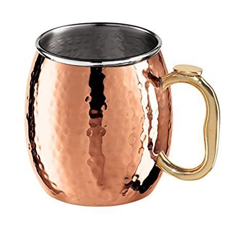 大人気新作  特別価格18oz (3)好評販売中 SS Plated Copper Mug, Mule Moscow Hammered マグカップ
